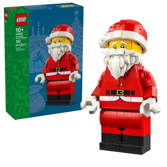 New Lego 40820 Up-Scaled Santa Minifigure NIB Sealed in Hand - Picture 7 of 12